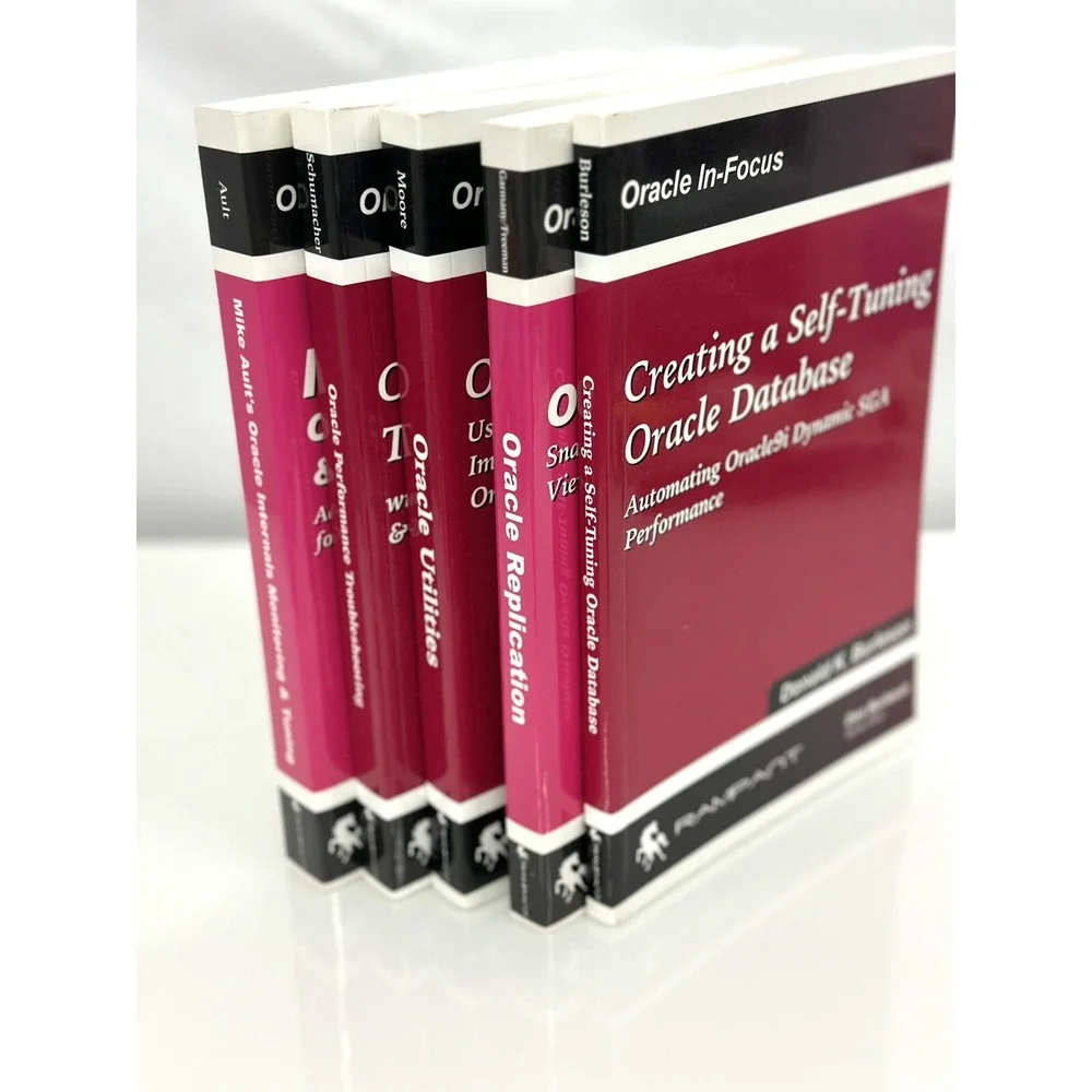 SET of 5 Books ORACLE In-Focus MIKE AULT'S/Donald K.Burleson/Jhon Garmany/Dave